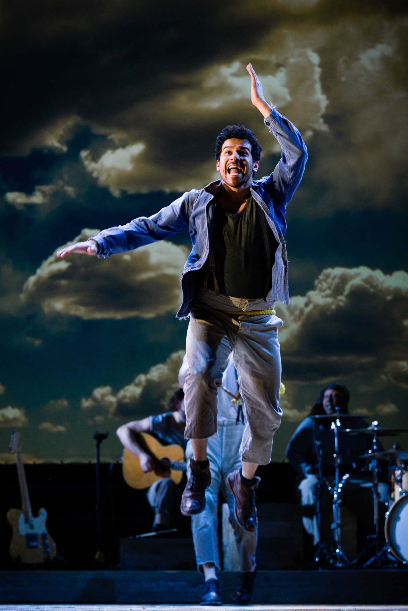 Liam Tamne as Heathcliff in Wise Children’s Wuthering Heights. Photo by Steve Tanner