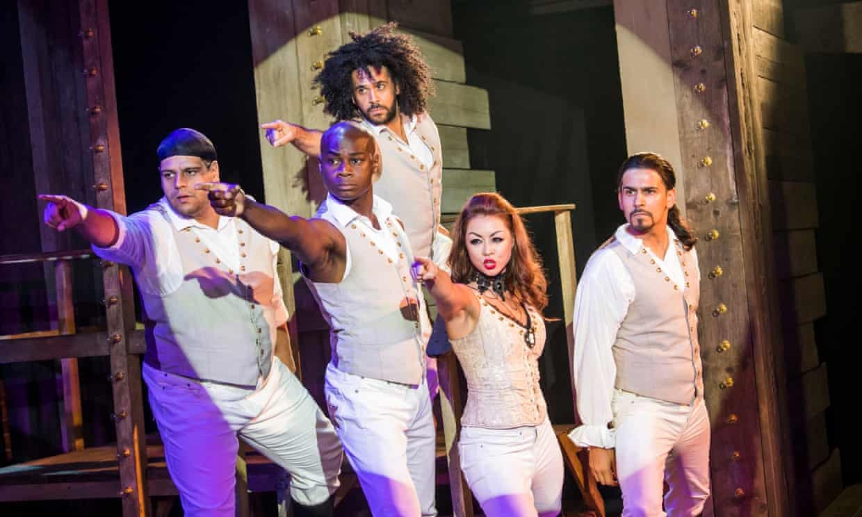 Liam Tamne (Lin Manuel Miranda) and cast,
Spamilton, A musical Parody.
